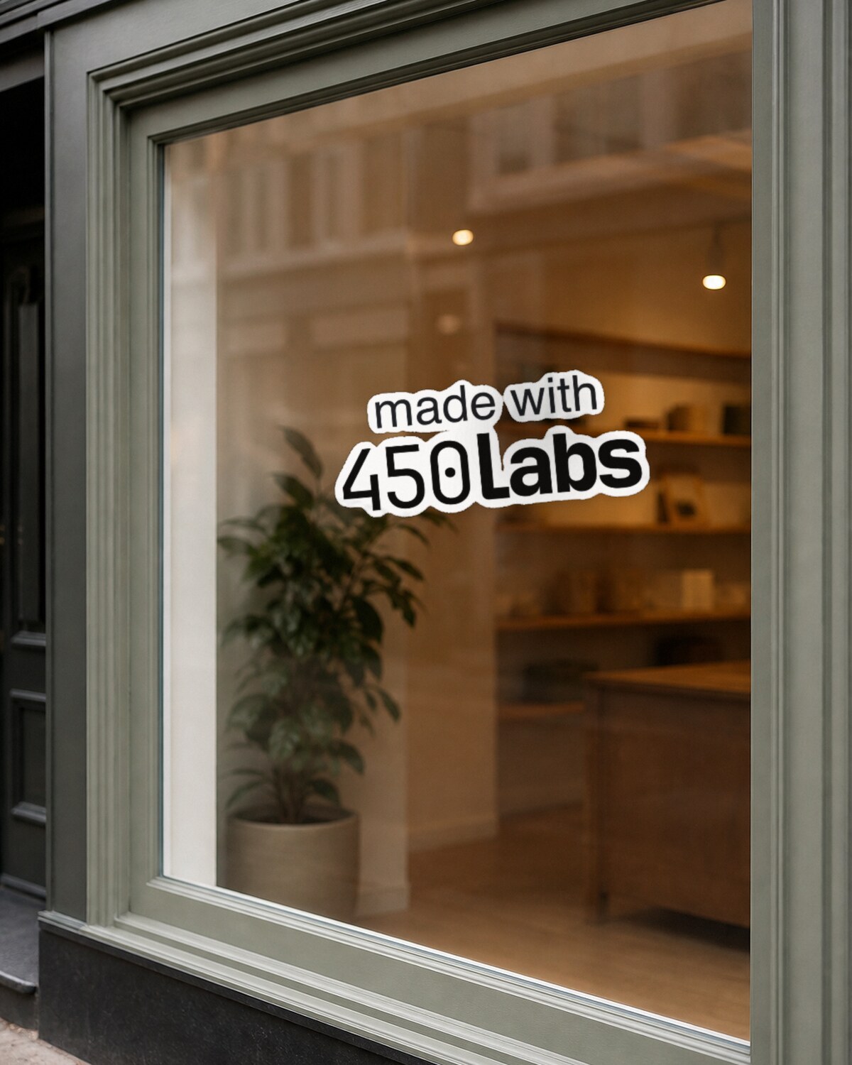 Made with 450labs sticker