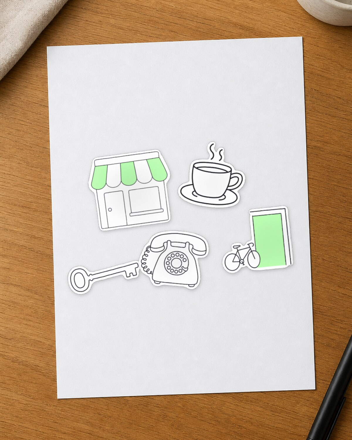 High street sticker pack